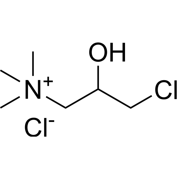 3-氯-2-羟丙基三甲基氯化铵结构式