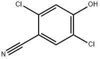 2,5-二氯-4-羟基苯甲腈结构式