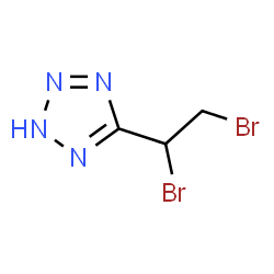 5-(1,2-DIBROMO-ETHYL)-1H-TETRAZOLE结构式