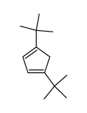 1,3-di-(tert-butyl)-cyclopentadiene Structure
