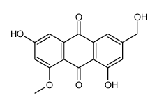 ω-羟基大黄素-8-甲醚结构式