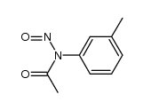 acetic acid-(N-nitroso-m-toluidide) Structure
