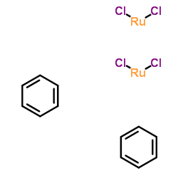 Benzene-dichlororuthenium (1:1) structure