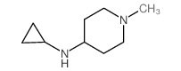 N-环丙基-1-甲基哌啶-4-胺结构式