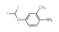 4-(二氟甲氧基)-2-甲基苯胺结构式