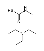 N-methyldithiocarbamic acid Structure