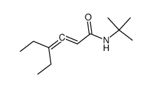 N-tert-butyl-4-ethylhexa-2,3-dienamide Structure