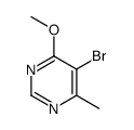 4-甲氧基-5-溴-6-甲基嘧啶结构式