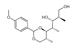 [2R,3R,4S,4(4R,5R)]-4-[5-methyl-2-(4-methoxyphenyl)-[1,3]dioxan-4-yl]-2-methyl-pentan-1,3-diol Structure