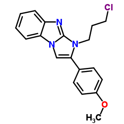 1-(3-Chloropropyl)-2-(4-methoxyphenyl)-1H-imidazo[1,2-a]benzimidazole Structure