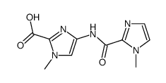 4-(1-methylimidazole-2-carboxamido)-1-methylimidazole-2-carboxylic acid Structure