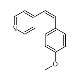 (E)-4-(4-甲氧基苯乙烯基)吡啶结构式