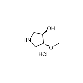 (3R,4R)-4-甲氧基吡咯烷-3-醇盐酸盐结构式