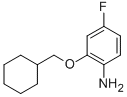 2-(cyclohexylmethoxy)-4-fluoroaniline Structure