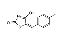 (5Z)-5-(4-Methylbenzylidene)-1,3-thiazolidine-2,4-dione Structure