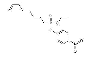 1-[ethoxy(oct-7-enyl)phosphoryl]oxy-4-nitrobenzene结构式