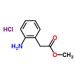 (2-氨基-苯基)-乙酸甲酯盐酸盐结构式
