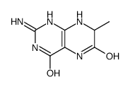 2-amino-7-methyl-1,5,7,8-tetrahydropteridine-4,6-dione结构式
