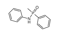 P-methyl-N,P-diphenylphosphinic amide Structure