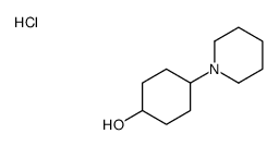 4-piperidin-1-ylcyclohexan-1-ol,hydrochloride结构式
