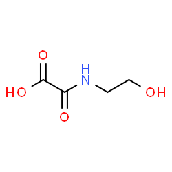 N-(2-Hydroxyethyl)oxamic acid Structure