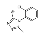4-(2-chlorophenyl)-3-methyl-1H-1,2,4-triazole-5-thione Structure