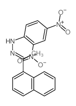 Ethanone,1-(1-naphthalenyl)-, 2-(2,4-dinitrophenyl)hydrazone Structure