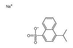 sodium 4-(1-methylethyl)naphthalene-1-sulphonate Structure