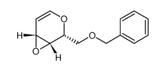 (1R,2R,6R)-2-((benzyloxy)methyl)-3,7-dioxabicyclo[4.1.0]hept-4-ene结构式