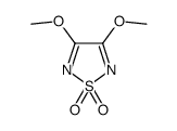 3,4-二甲氧基-1,2,5-噻二唑 1,1-二氧化物结构式
