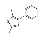2,5-dimethyl-3-phenylthiophene Structure