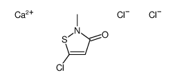 3(2H)-chloro-2-methyl-3(2H)-isothiazolone, calcium chloride complex结构式