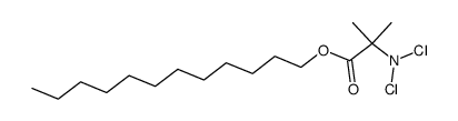 n-dodecyl-α-N,N-dichloroaminoisobutyrate Structure