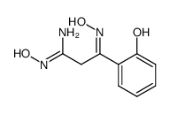 N-hydroxy-3-hydroxyimino-3-(2-hydroxy-phenyl)-propionamidine结构式
