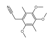 (2,4,5-trimethoxy-3,6-dimethyl-phenyl)-acetonitrile Structure