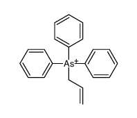 triphenyl(prop-2-enyl)arsanium Structure
