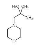 2-甲基-1-吗啉基-2-丙胺结构式