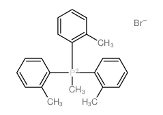 Phosphonium,methyltris(2-methylphenyl)-, bromide (1:1)结构式