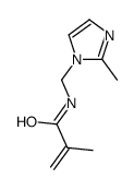 2-methyl-N-[(2-methylimidazol-1-yl)methyl]prop-2-enamide结构式