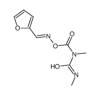 (furan-2-ylmethylideneamino) N-methyl-N-(methylcarbamoyl)carbamate Structure
