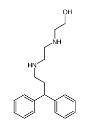 2-[2-(3,3-diphenylpropylamino)ethylamino]ethanol Structure