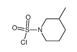 3-甲基哌啶-1-磺酰氯结构式