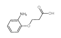 Propanoic acid,3-(2-aminophenoxy)- Structure