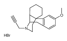 Morphinan,3-methoxy-17-(2-propynyl)-,hydrobromide,(-)结构式