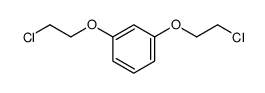 1,3-bis(2-chloroethoxy)benzene结构式