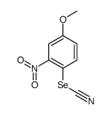 4-methoxy-2-nitrophenyl selenocyanate结构式