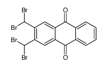 2,3-bis(dibromomethyl)anthracene-9,10-dione结构式