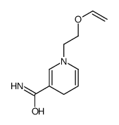 1-(2-ethenoxyethyl)-4H-pyridine-3-carboxamide Structure