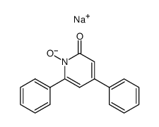 sodium 1-oxido-4,6-diphenyl-2-pyridone Structure