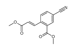 Methyl 5-cyano-2-[(E)-3-methoxy-3-oxo-1-propenyl]benzoate Structure